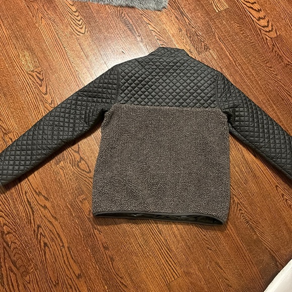 Patagonia Grey Retool Fleece Quilted Retro 1/4 Pullover - Picture 5 of 5
